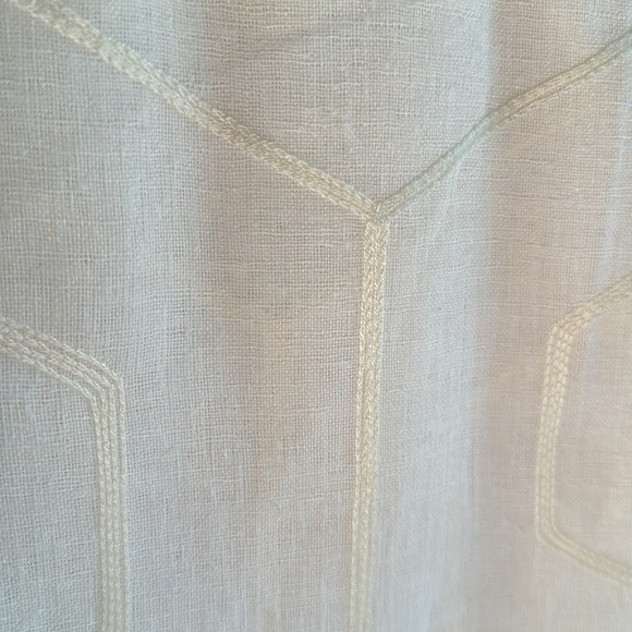 Laura Ashley Linton Embroidered Sheer Panels - Picture 2 of 5